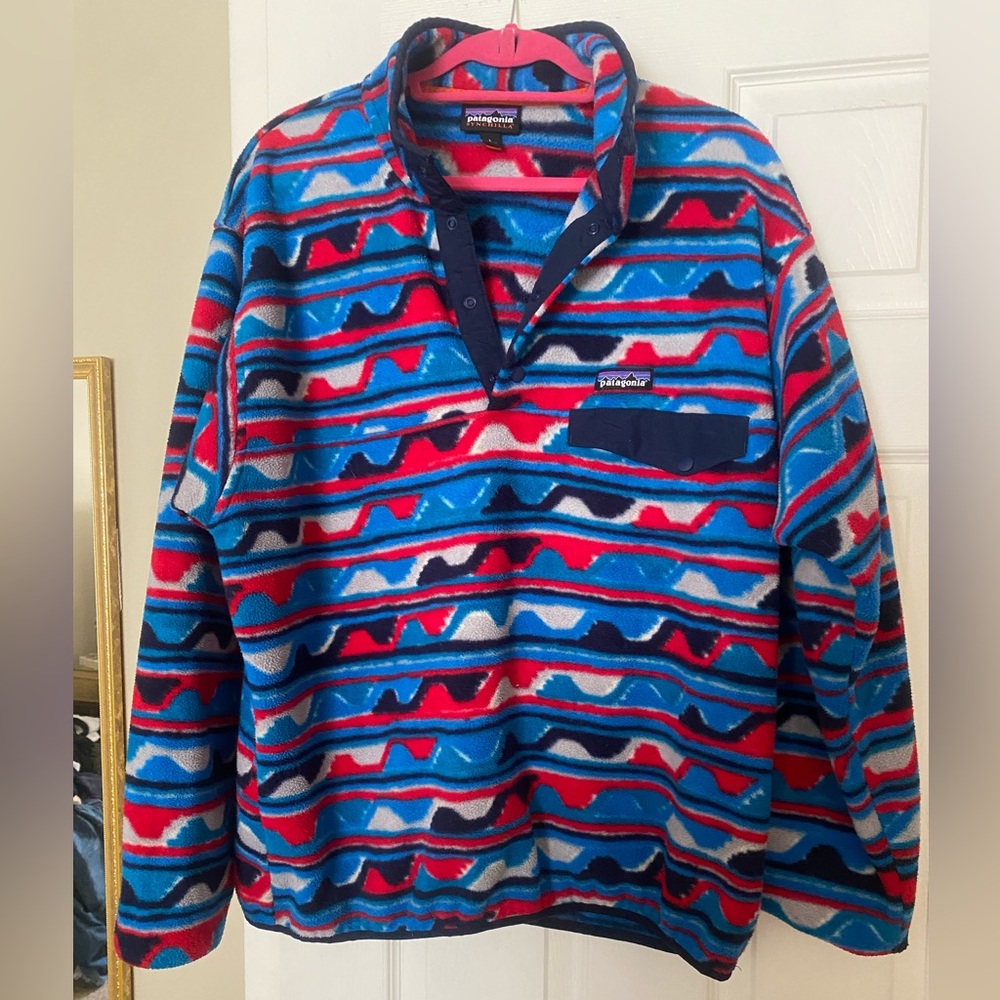 Patagonia Synchilla Snap T Pullover Men’s Size Large